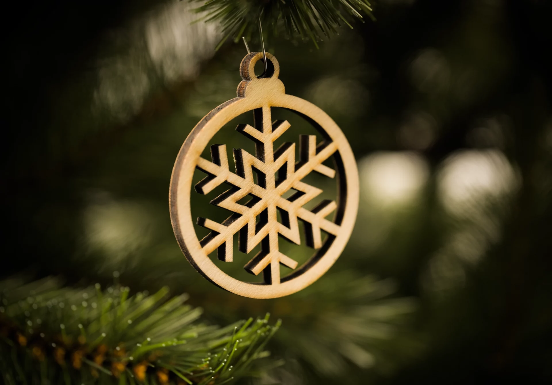 Baumschmuck Schneeflocke klein